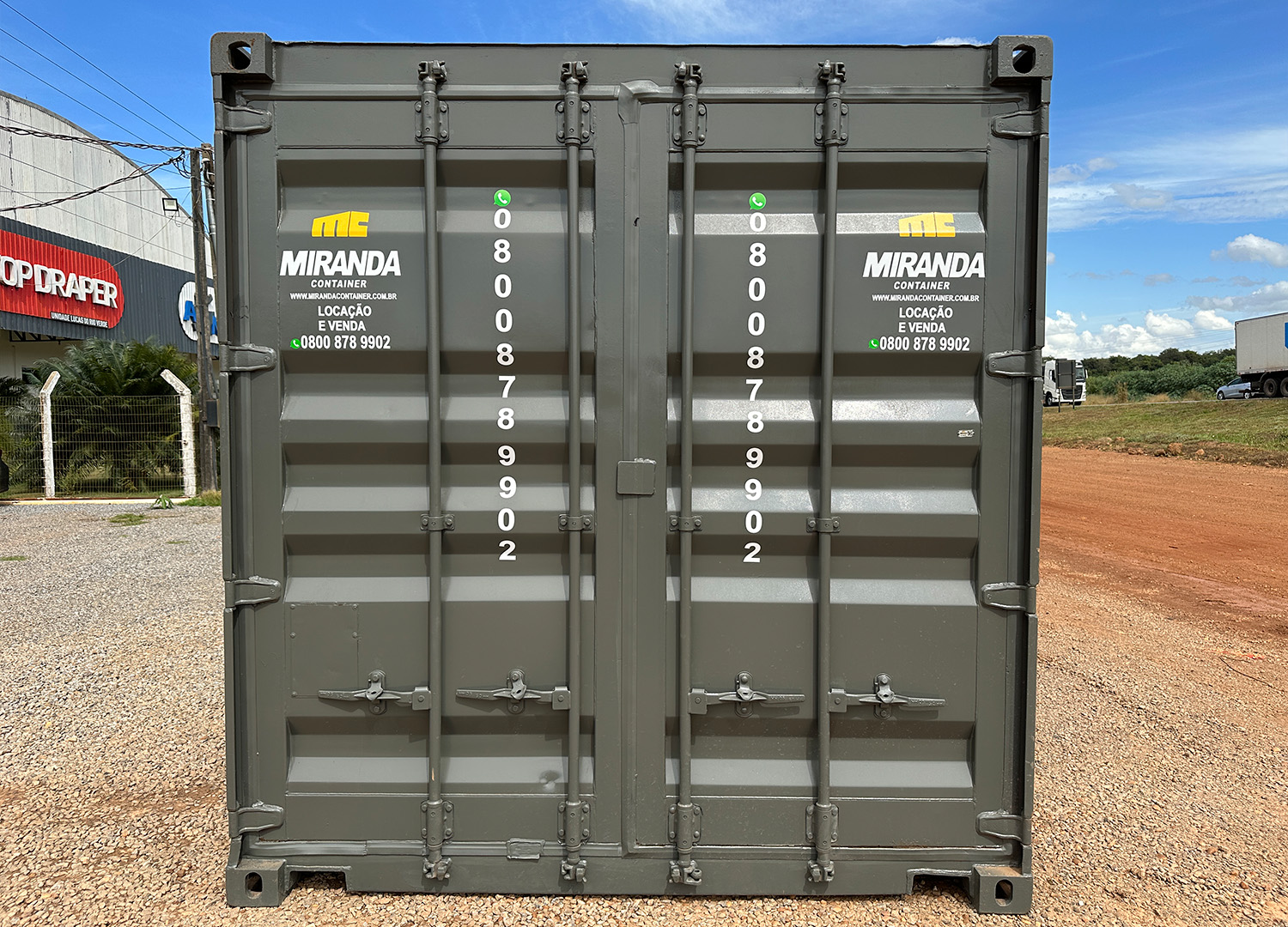 Container 40Pés Standard Dry Cargo (12 Metros) com 2,60m Altura - LOCAÇÃO