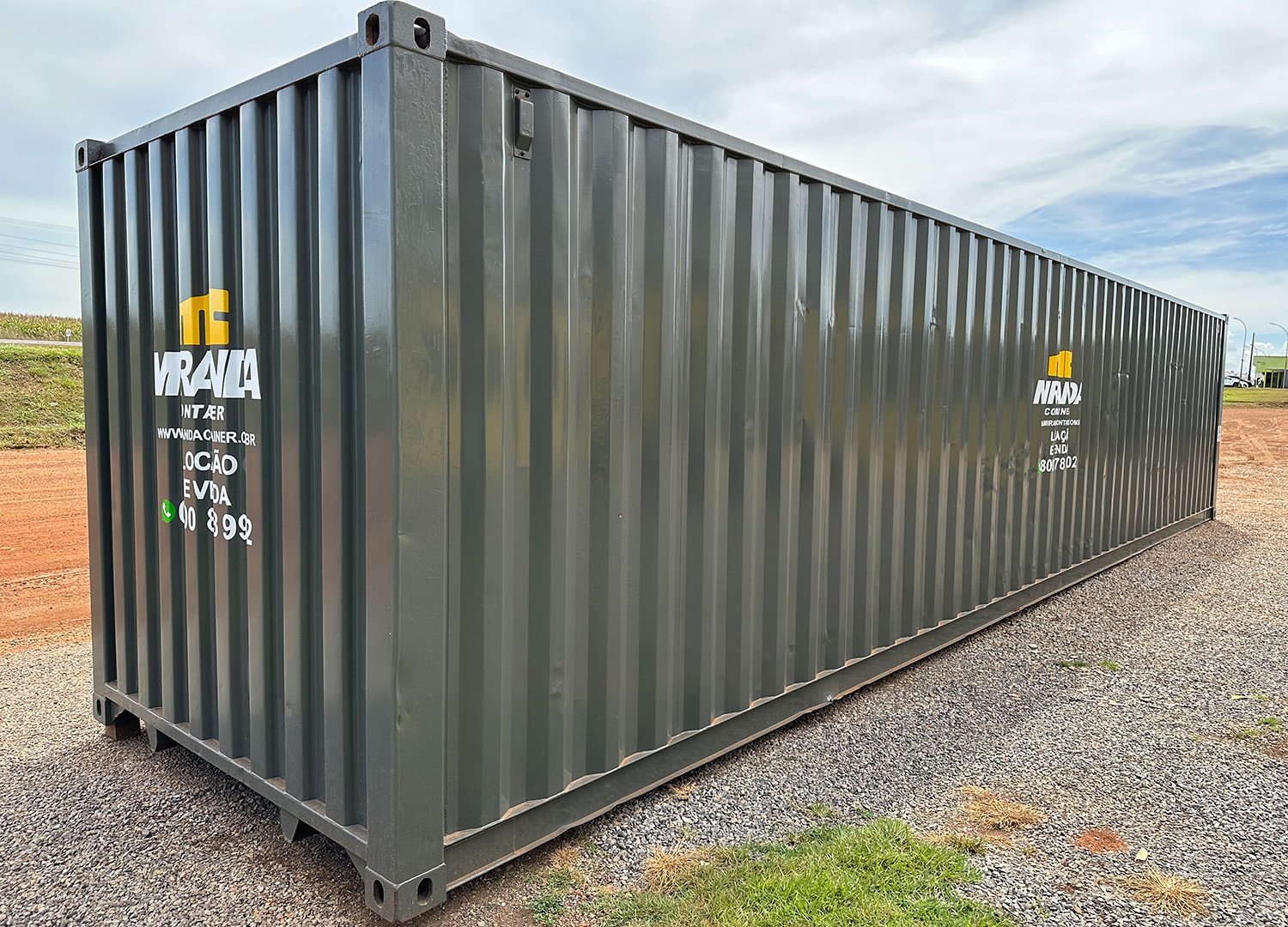 Container 40Pés Standard Dry Cargo (12 Metros) Com 2,60M Altura - Venda