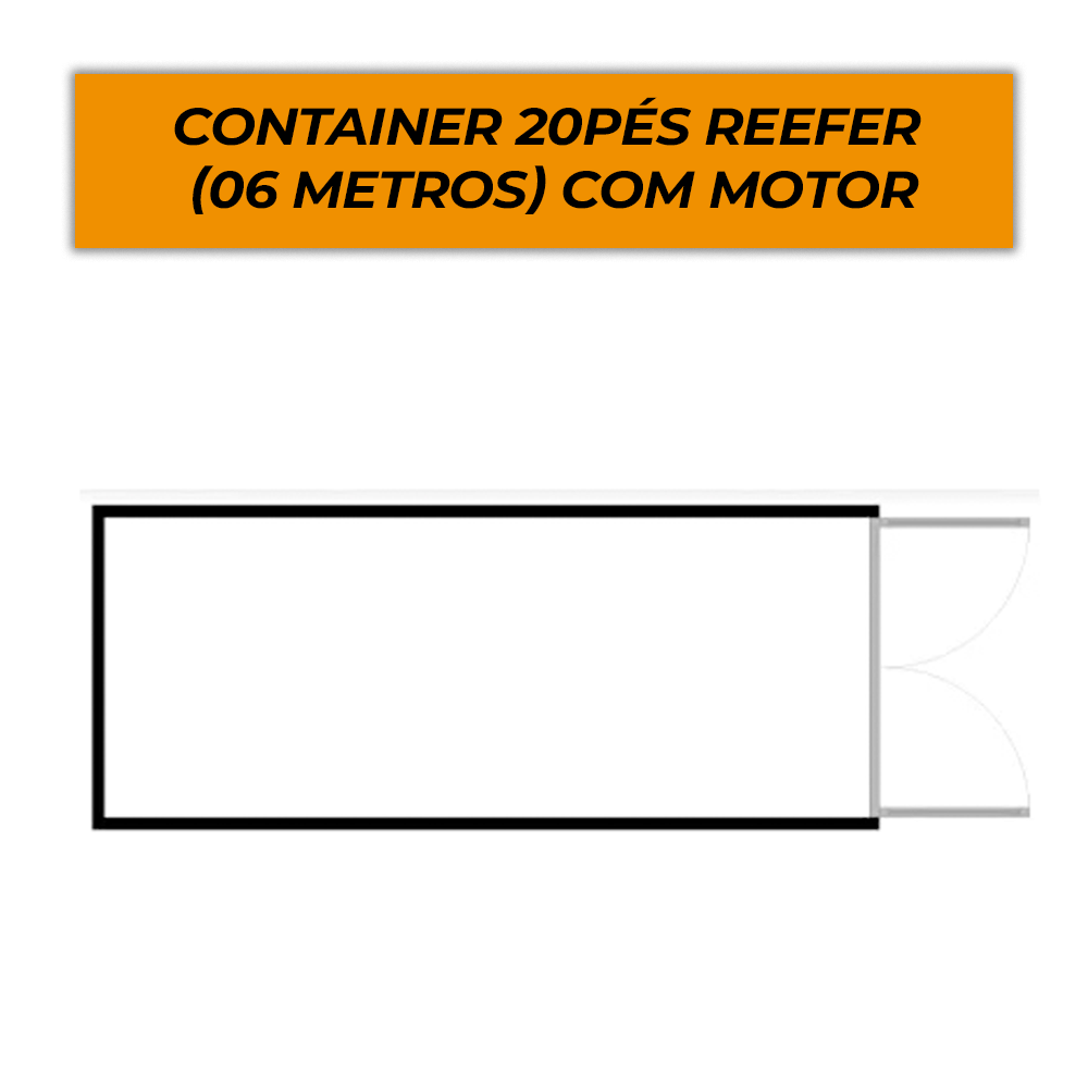 Container 20Pes Reefer 06 Metros Com Motor Destq