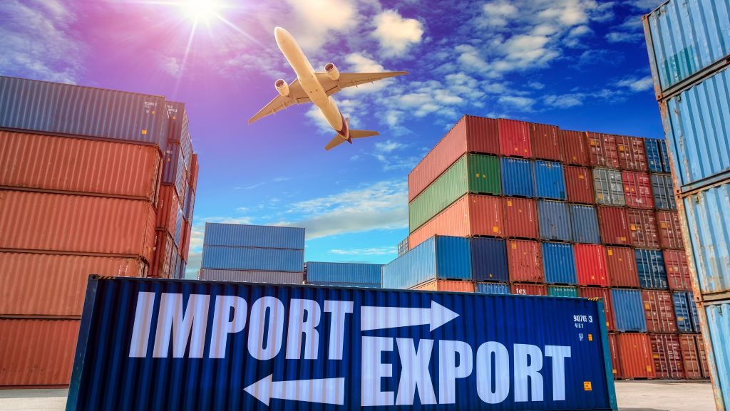 importação de container