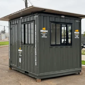 Guarita Container 03 Metros Prata - locação